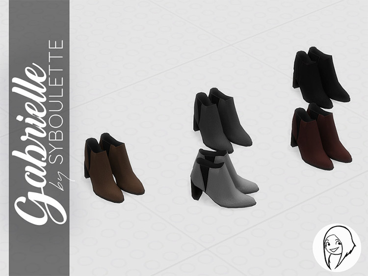 Gabrielle – Low Boots by Syboubou TS4 CC