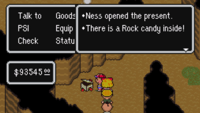Rock Candy location in Lumine Hall / Earthbound