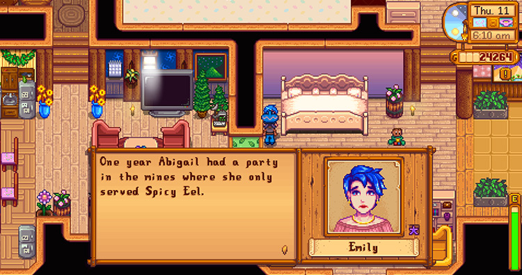 Emily Marriage Dialogue Expansion Mod for Stardew Valley