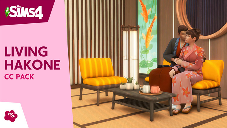 Living Hakone / Sims 4 CC