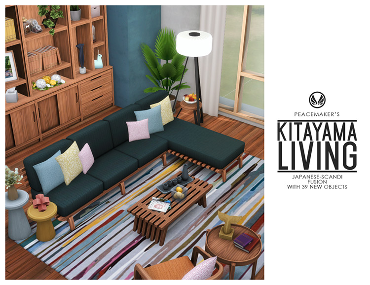Kitayama Living / Sims 4 CC