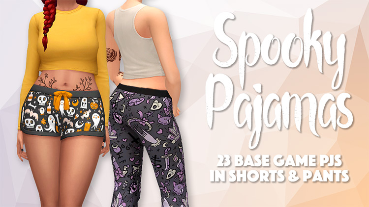 The Sims Resource - The Perfect Night - Cami PJs Shorts