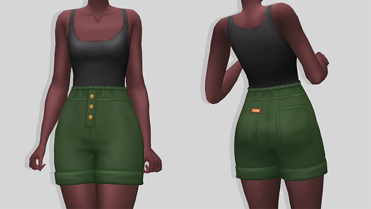 Hiraeth Shorts / Sims 4 CC