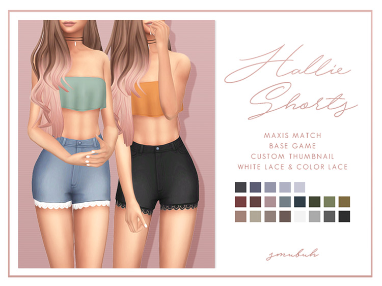 Sims 4 Maxis Match Shorts CC  Girls   Guys    FandomSpot - 92