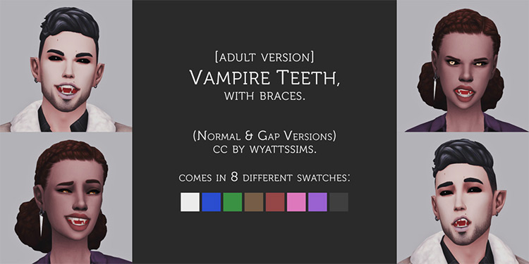 Vampire Teeth / Sims 4 CC
