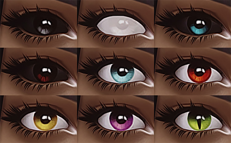 Dolce Vampire Eyes / Sims 4 CC