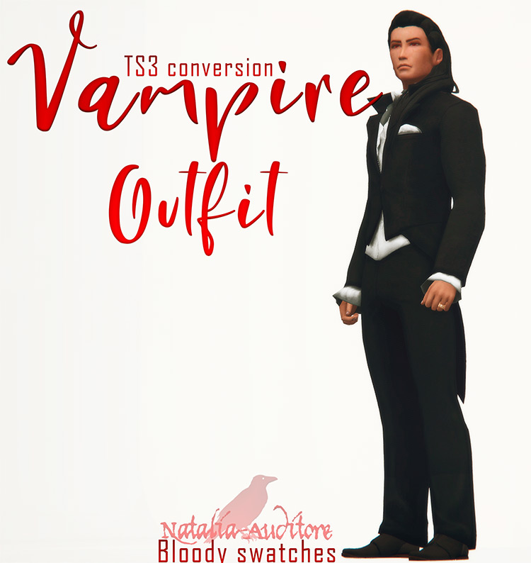 Vampire Outfit / Sims 4 CC