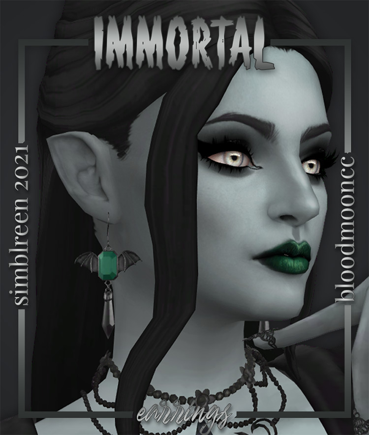 Immortal Earrings / Sims 4 CC