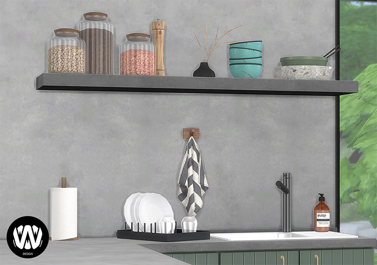 Ceratonia Kitchen Decorations by wondymoon for Sims 4