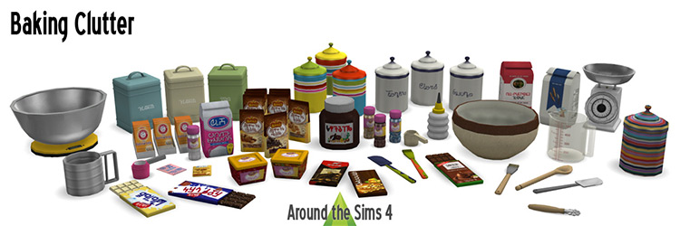 Baking Clutter by Around the Sims 4 for Sims 4