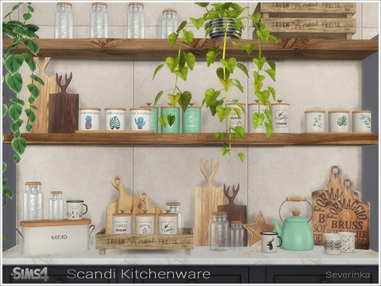 Scandi Kitchenware by Severinka_ for Sims 4