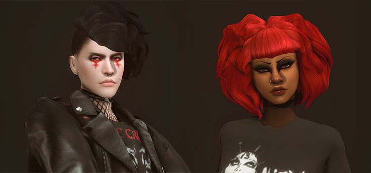 Classic 80s Goth CC (TS4)