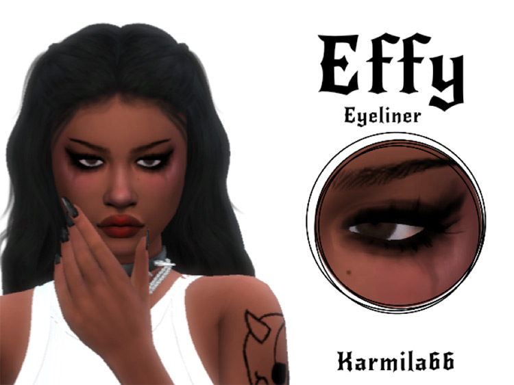 Effy Eyeliner / Sims 4 CC