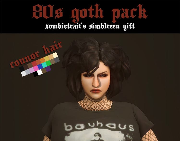 ‘80s Goth Pack / Sims 4 CC
