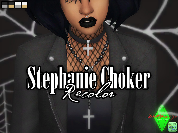 Stephanie Choker Recolor / Sims 4 CC