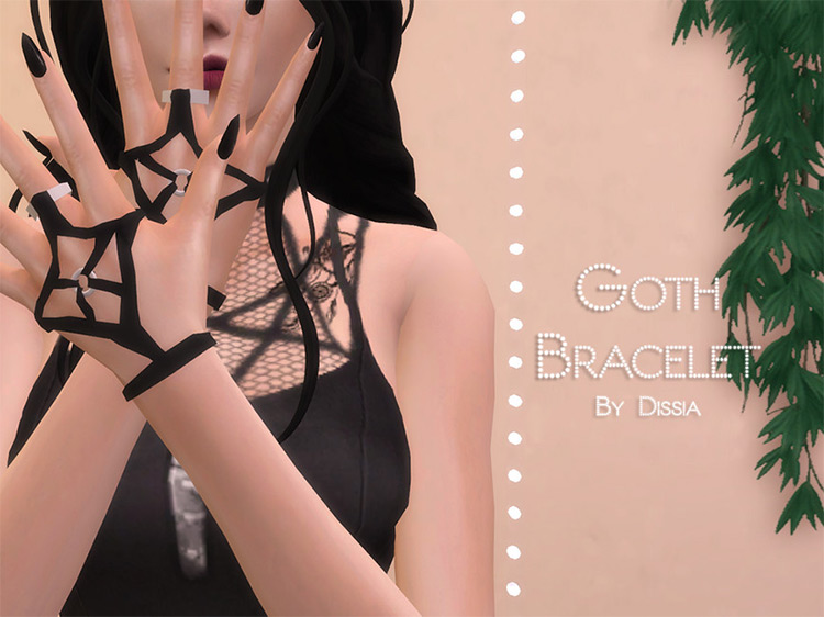 Goth Bracelets / Sims 4 CC