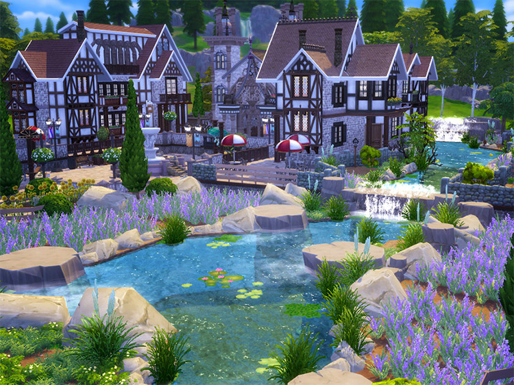 French Village / Sims 4 Lot