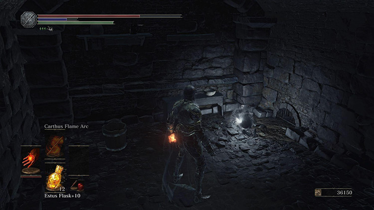 The Jailbreaker’s Key on a corpse in the cell / DS3