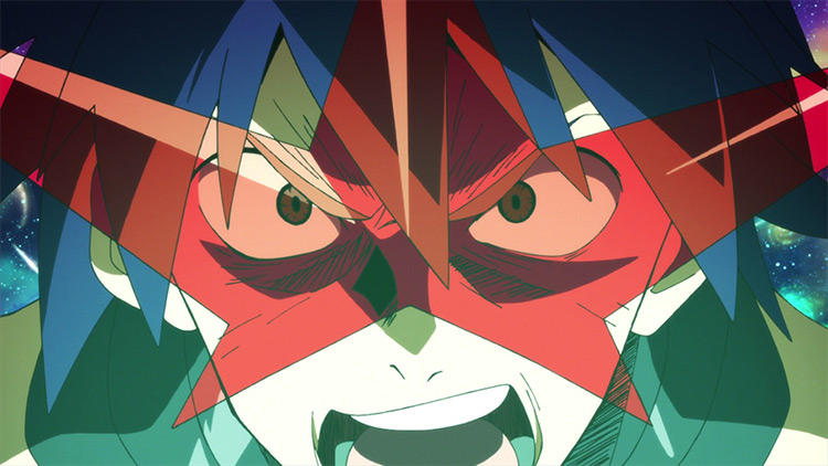 Kamina from Gurren Lagann Anime screenshot