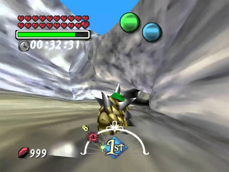 Goron Race mini-game from Majora's Mask screenshot