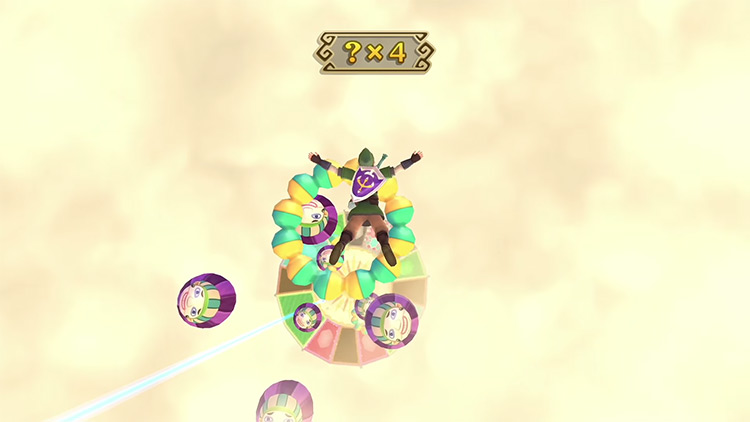 Dodo's High Dive mini-game from Skyward Sword screenshot