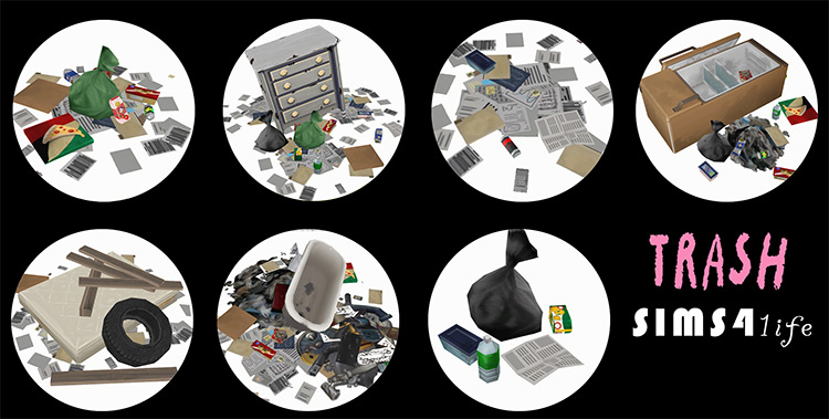 Sims 4 Trash   Garbage Clutter CC Packs   FandomSpot - 66