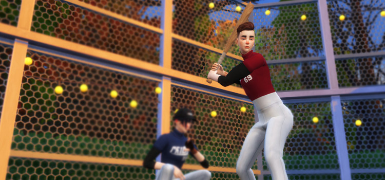 Baseball Pack Collab (TS4 CC)