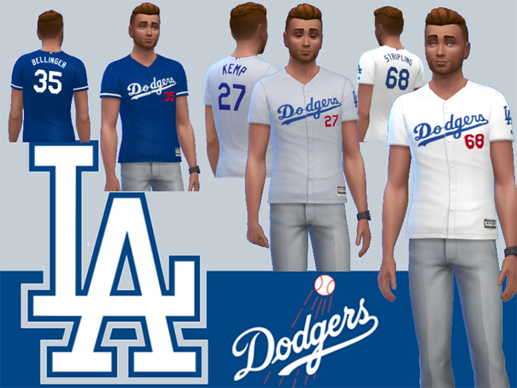 Los Angeles Dodgers Jersey by RJG811 TS4 CC