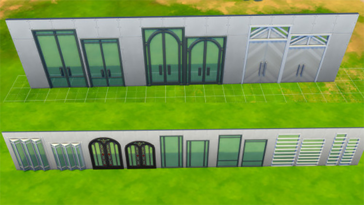 Get Together Doors/Windows for Short Walls / Sims 4 CC