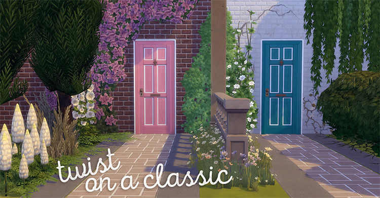 Twist on a Classic Door / Sims 4 CC