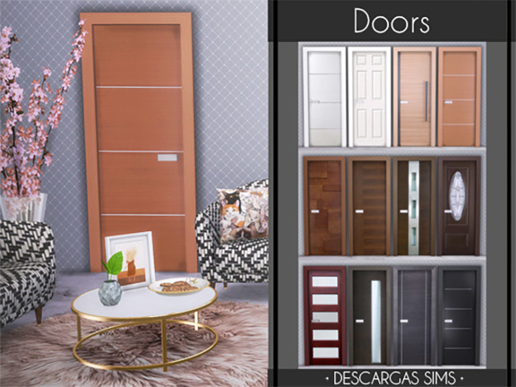 Doors Set / Sims 4 CC