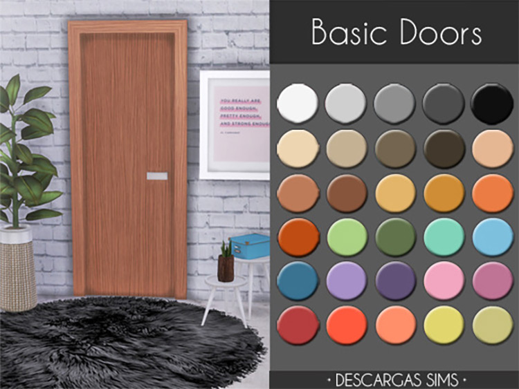 Sims 4 Maxis Match Doors CC  The Ultimate Collection   FandomSpot - 7