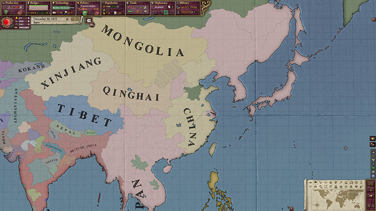 Japan carving out Asia / Victoria 2