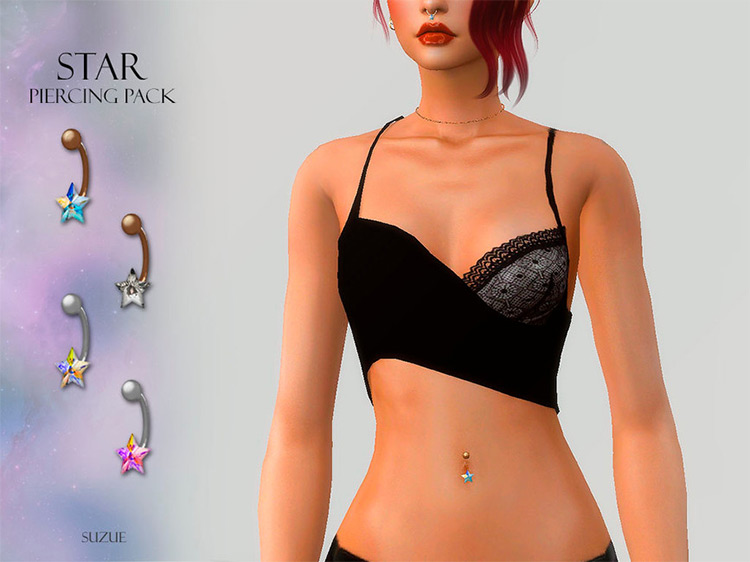 Star Piercing Pack / Sims 4 CC