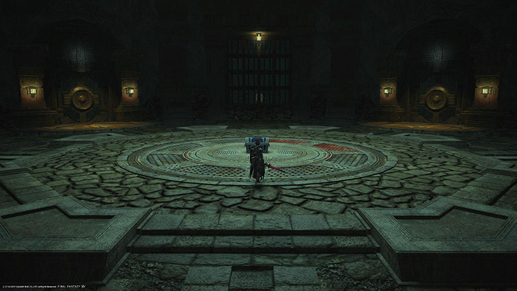 The rather dreary Aquapolis of Dravania / Final Fantasy XIV