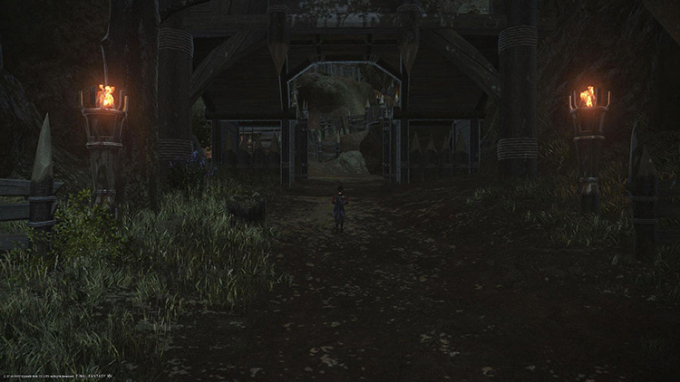 The Redbelly Hive in South Shroud, just Northeast of Quarrymill / Final Fantasy XIV