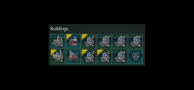 Tier Numbers: Buildings Stellaris mod
