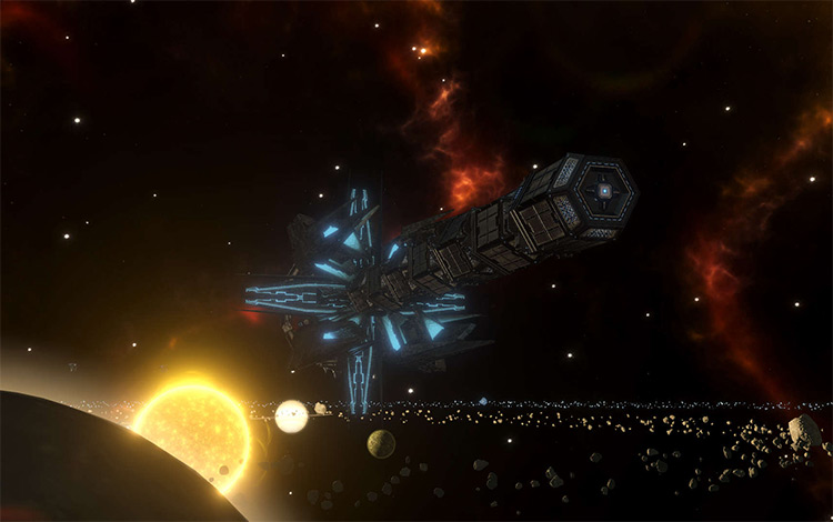 Star System Cluster Range Weapon Stellaris mod