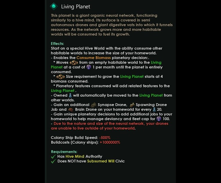 Origin: Living Planet Stellaris mod