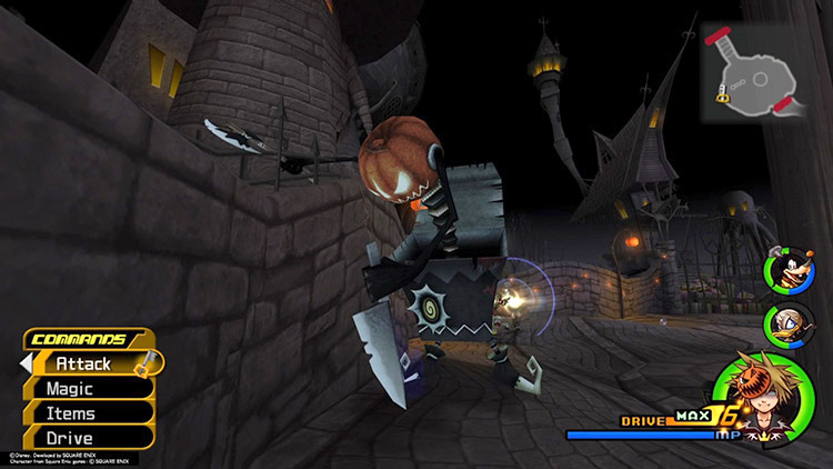 Graveyard heartless are the best source of stones / Kingdom Hearts II