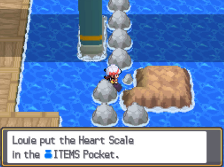 The hidden Heart Scale on Route 32 / Pokemon HGSS