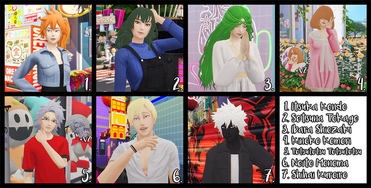 Sims 4 Maxis Match Anime CC  The Ultimate Collection   FandomSpot - 17