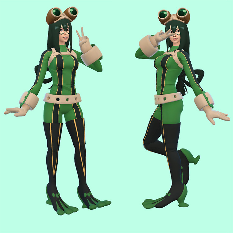 Rainy Season Hero: Froppy / Sims 4 CC