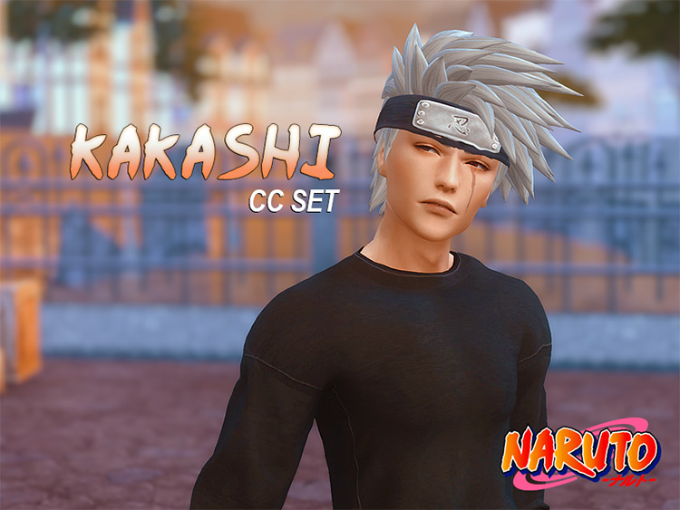 Naruto – Kakashi Set / Sims 4 CC