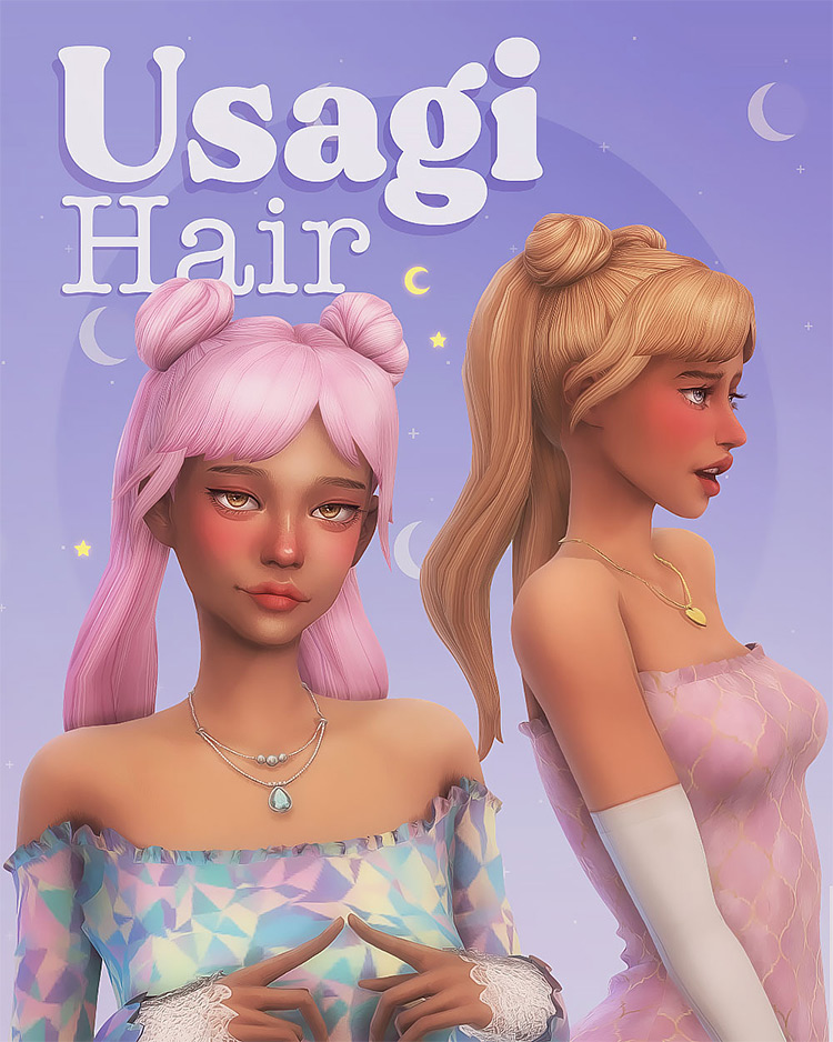 Usagi Hair / Sims 4 CC