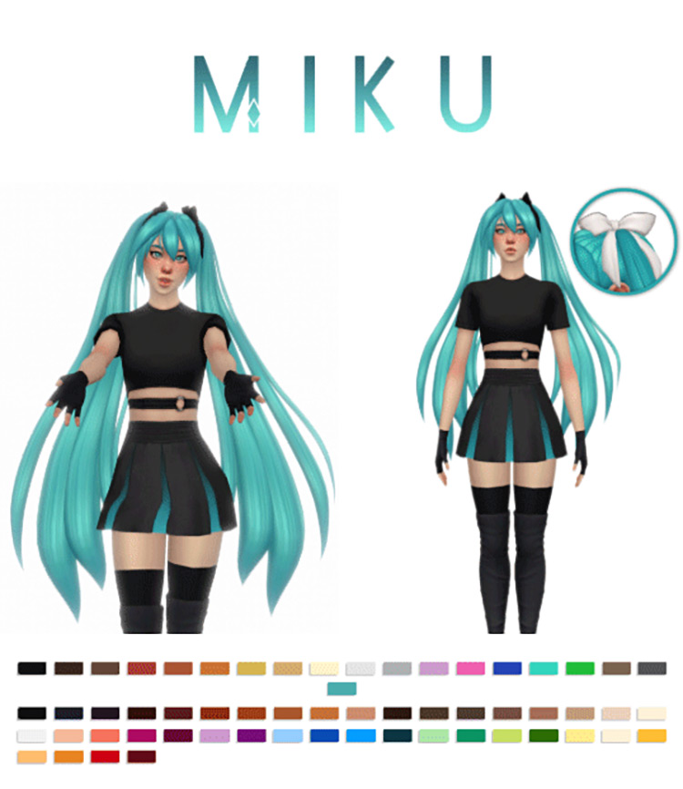 Miku / Sims 4 CC