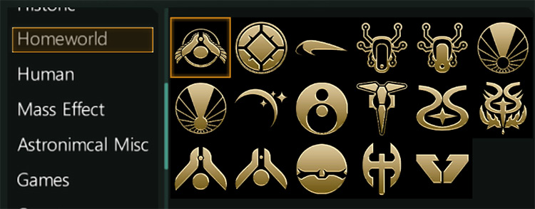 Astronomical Emblem Pack Mod for Stellaris