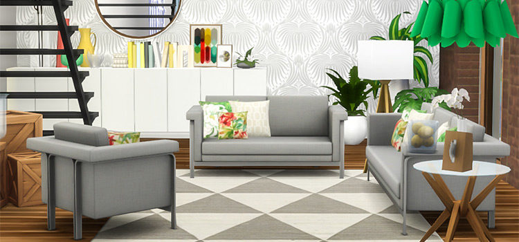 Best Sims 4 Maxis Match Living Room CC (All Free)