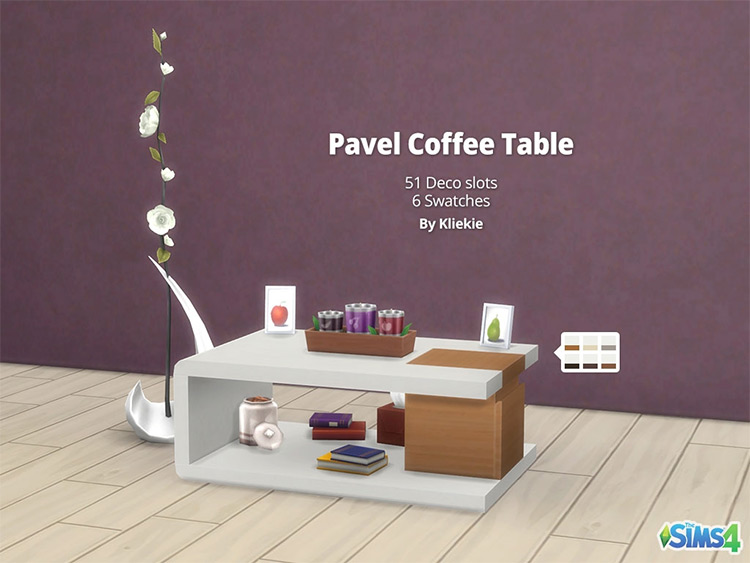 Pavel Coffee Table / Sims 4 CC