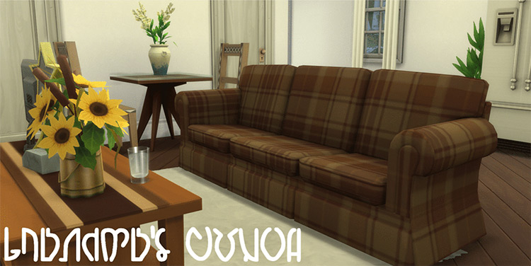 Grandma’s Couch Recolor / Sims 4 CC